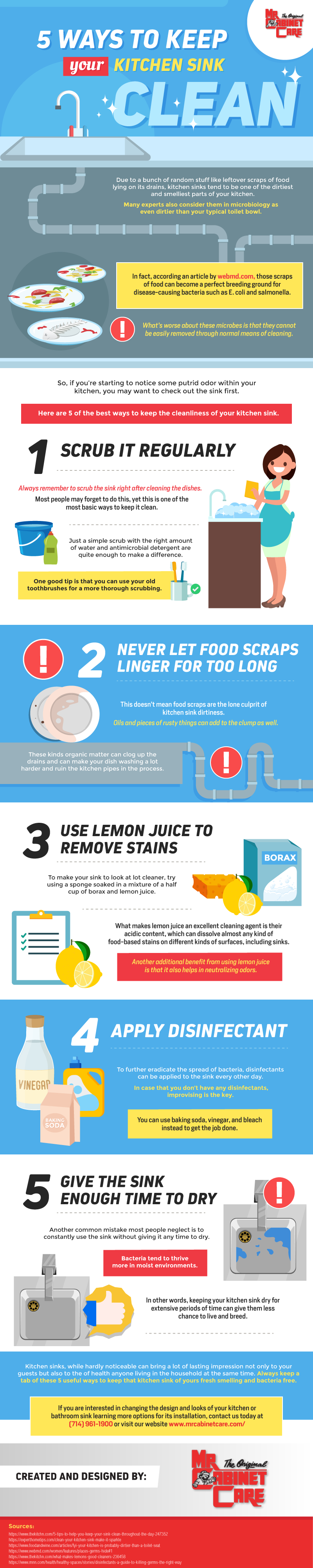 How to Clean Your Kitchen Sink & Drain in 5 Steps